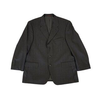 Cezar Del Prado Gray Blazer 44R Classic Fit Wool Blend Workwear Formal
